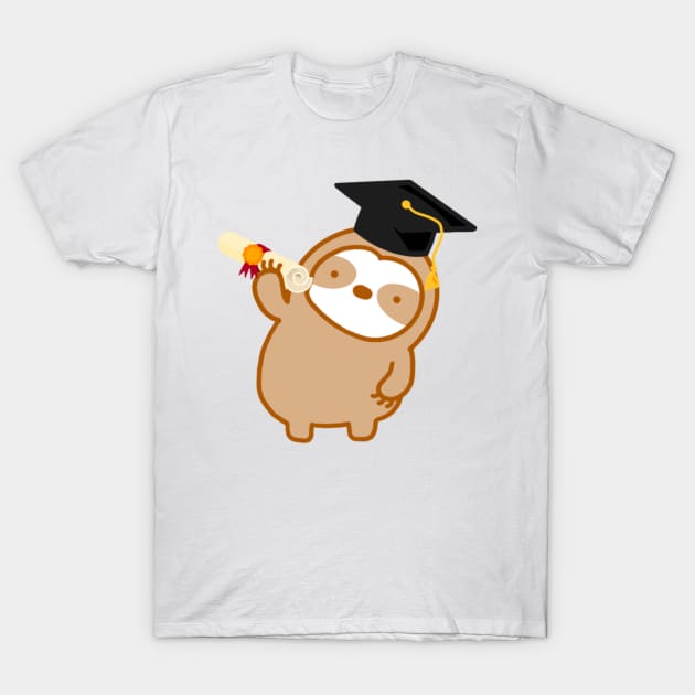 Cute Graduation Sloth T-Shirt by theslothinme